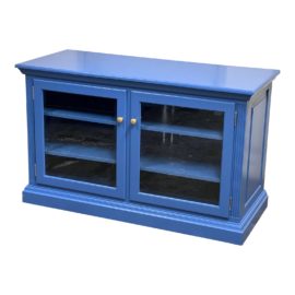 Cornflower Blue Media Cabinet