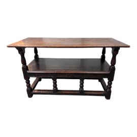 Antique De Provence Wood Open Shelf. Original Price: $5,730