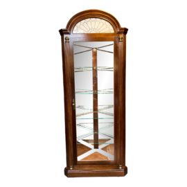 Vintage Style Corner Display Cabinet