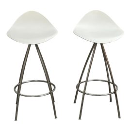 Design Within Reach Stua Jesús Gasca Onda Counter Stools - a Pair. Original Price: $1,490