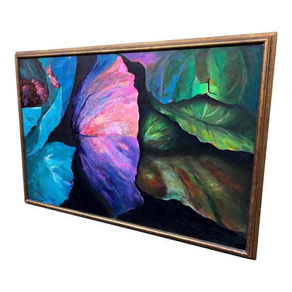 luis-cea-petal-and-leaves-mixed-media-original-painting-2917