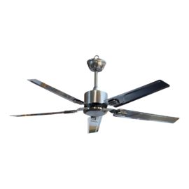 NEW Vakkerlight Rozzen Stainless Steel Ceiling Fan. Original Price: $250