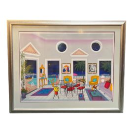 Francois "Fanch" Leden Interior With Two Picassos Ltd Edition Print 44/65