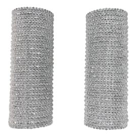 Restoration Hardware Z End Dated Crystal Halo Clear Glass Wall Sconces, a Pair