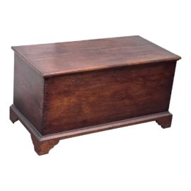 Antique Wood Chest Trunk