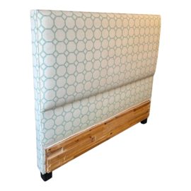 Queen Size Jim Thompson Custom Upholstered Headboard