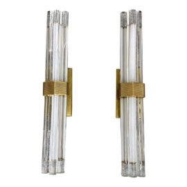 Lauren Rottet Fascia Sconces, a Pair. Original Price: $2,750