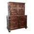 18th Century Antique Flemish Two Piece Cabinet. Original Price: $20,000