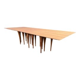 Uultis Pin Teakwood Dining Room Table. Original Price: $12,000
