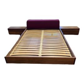 Queen Size Zeitram Fusion Bed Frame + Nightstands. Original Price: $10,900