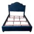 Full Size Safavieh Theron Navy Bed Frame. Original Price: $800