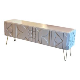 West Elm Pictograph Console in Flax. Original Price: $1,899