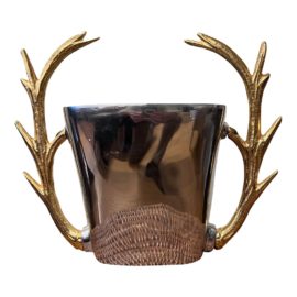 Nima Oberoi Staghorn Ice Bucket/Champagne Cooler. Original Price: $320