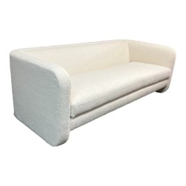 NEW Jonathan Adler Sunset Teddy Bear Boucle Sofa. Original Price: $3,800