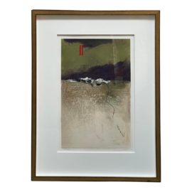 John J. Baughman "Postcards A-Z" Original Mixed Media Artwork, Framed