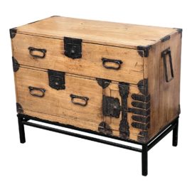 Kirk Wood Tansu + Custom Base