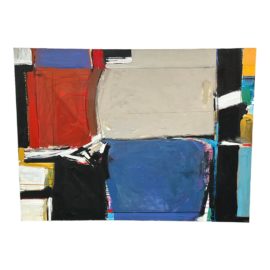 1991 Wilson Original Abstract Painting. Original Price: $4,000