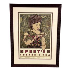 David Lance Goines Peet's Coffee Anniversary Poster, 2010