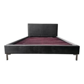 NEW Queen Size Saatva Santorini Velvet Bed Frame. Original Price: $1,500