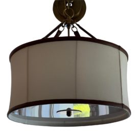 Ralph Lauren Bromfield Small Hanging Shade Chandelier. Original Price: $2,198