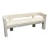 CB2 Stature Ivory Boucle Dining Bench. Original Price: $700