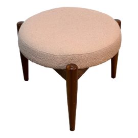 Room & Board Murphy Boucle and Walnut Ottoman. Original Price: $700