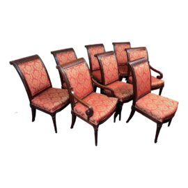 Councill Furniture Octavia Dining Chairs for Jessica Charles, Set of 8