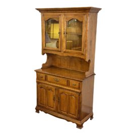 Mid 20th Century Two Piece China Hutch