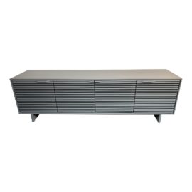 BDI Align 7479 Fog Gray Media Cabinet. Original Price: $3,740
