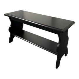 Ballard Design Black Finish Bench