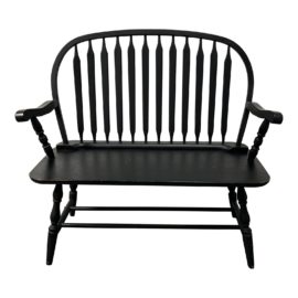 Carolina Classics Windsor Bench, Antique Black