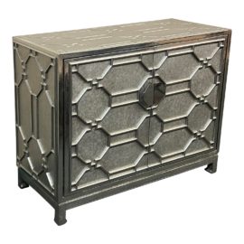 NEW Brownstone Furniture Treviso Silver Sideboard Cabinet. Original Price: $3,645
