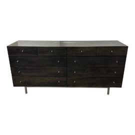 Room & Board Hudson 10 Drawer Dresser in Charcoal Finish. Original Price: $3,000