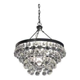 Robert Abbey Bling Four-Light Chandelier. Original Price: $1,941