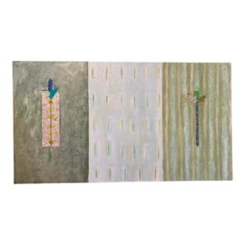 Pam Smilow "Blues" Original Mixed Media Artwork. Original Price: $2,500
