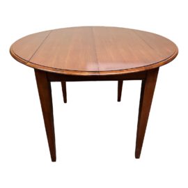 Scandinavian Design Extension Drop Leaf Cherry Dining Table