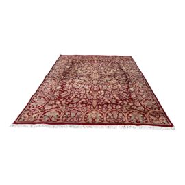 Vintage Burgundy Tabriz Area Rug - 9′ × 12′3″. Original Price: $12,700