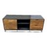 CB2 Congo Wood Media Console. Original Price: $1,000