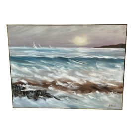 Original Pastel Painting Signed Arnold