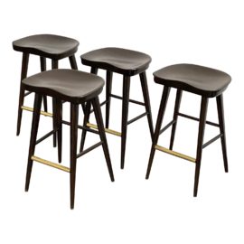 NEW Brownstone Balboa Midnight Counter Stools, Set of Four. Original Price: $2,520