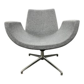 NEW Gordon International Giancarlo Bisaglia Smile Low Back Swivel Arm Chair. Original Price: $1,030