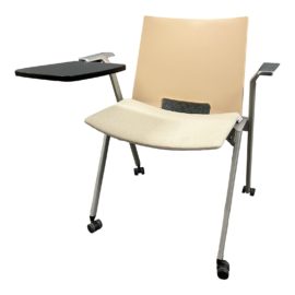Gordon International Orlandini Design NEW Alpha Nesting Tablet Office Arm Chair. Original Price: $1,258
