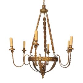 Gray Morell Designs Milano Chandelier. Original Price: $6,240