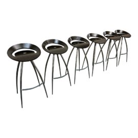 Design Group Italia Magis Lyra Bar Stools, Set of Six. Original Price: $1,800