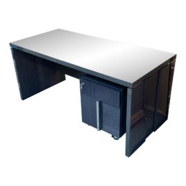 Scandinavian Designs Mondiana Desk + Cabinet Set. Original Price: $1,750