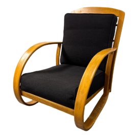 Mid 20th Century Heywood-Wakefield Bentwood Lounge Chair
