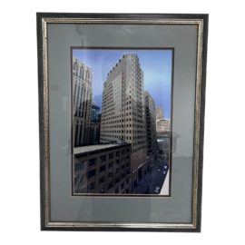 Vintage Architectural Image of 235 Pine Street, Color Photograph