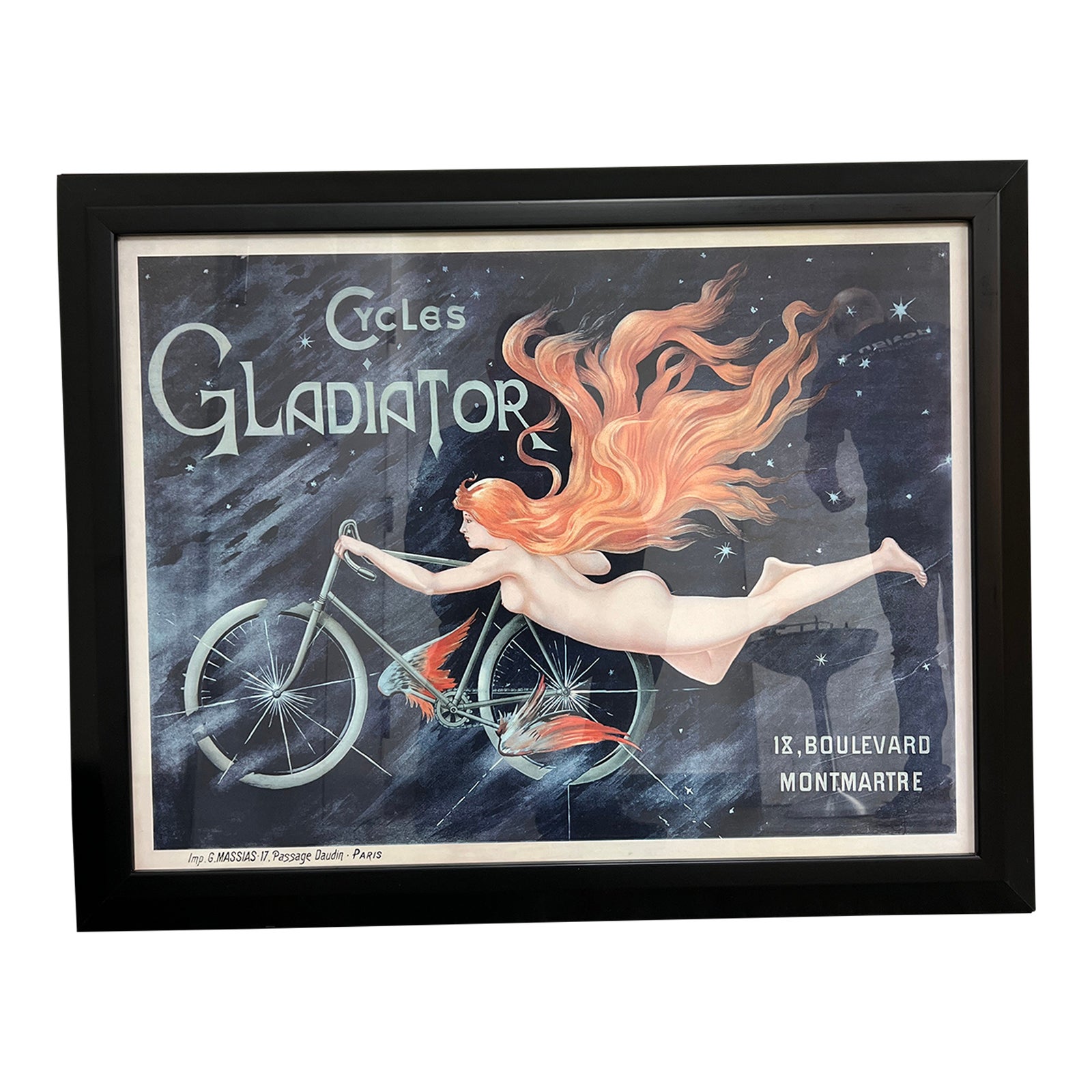Cycles Gladiator 18 Boulevard Montmartre Georges Massias 1895