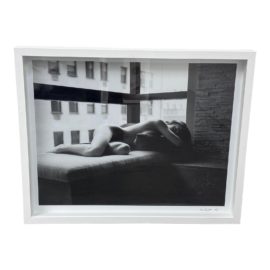 Laurence Brett Editorial Proof of Lying Woman, Black + White Photography