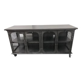 Industrial Four Door Console. Original Price: $700